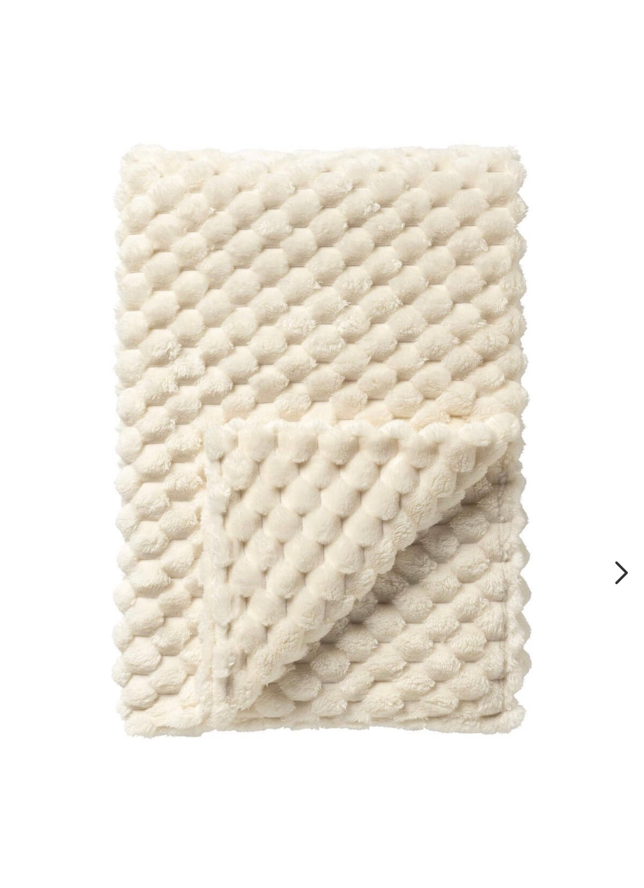 Plaid Vivian beige ou crème