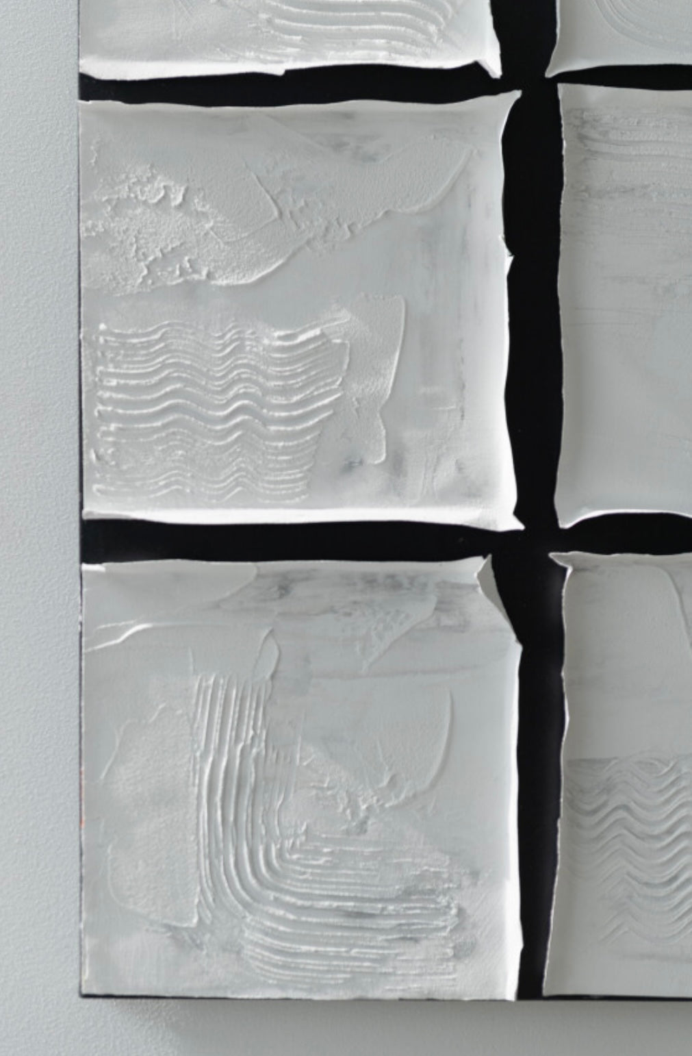 Toile noire et carrée acrylique PAS D’ENVOI!!!!!