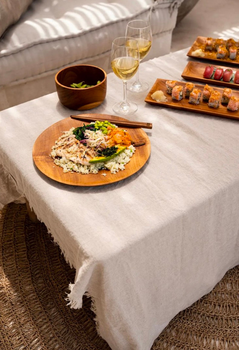 L’assiette ou plat en bois