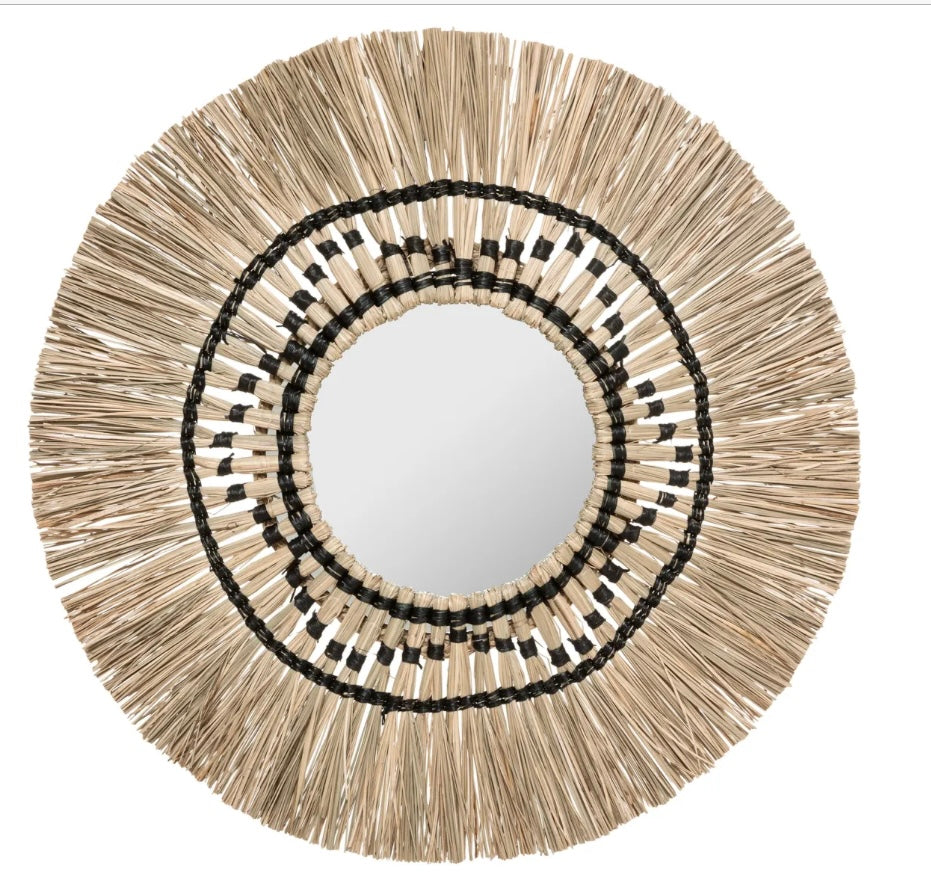 Miroir en roseaux