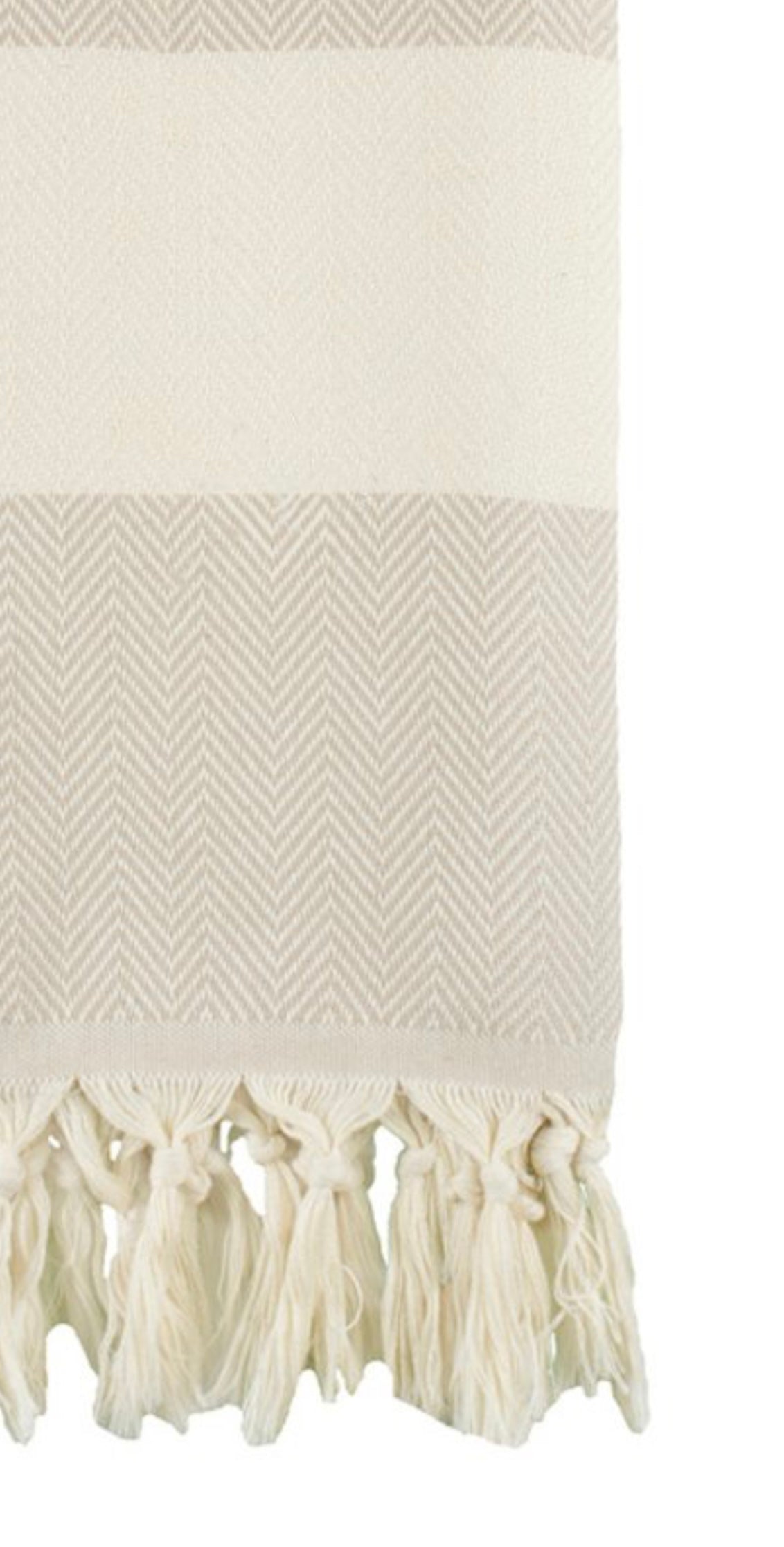 Serviette de plage Cannes beige