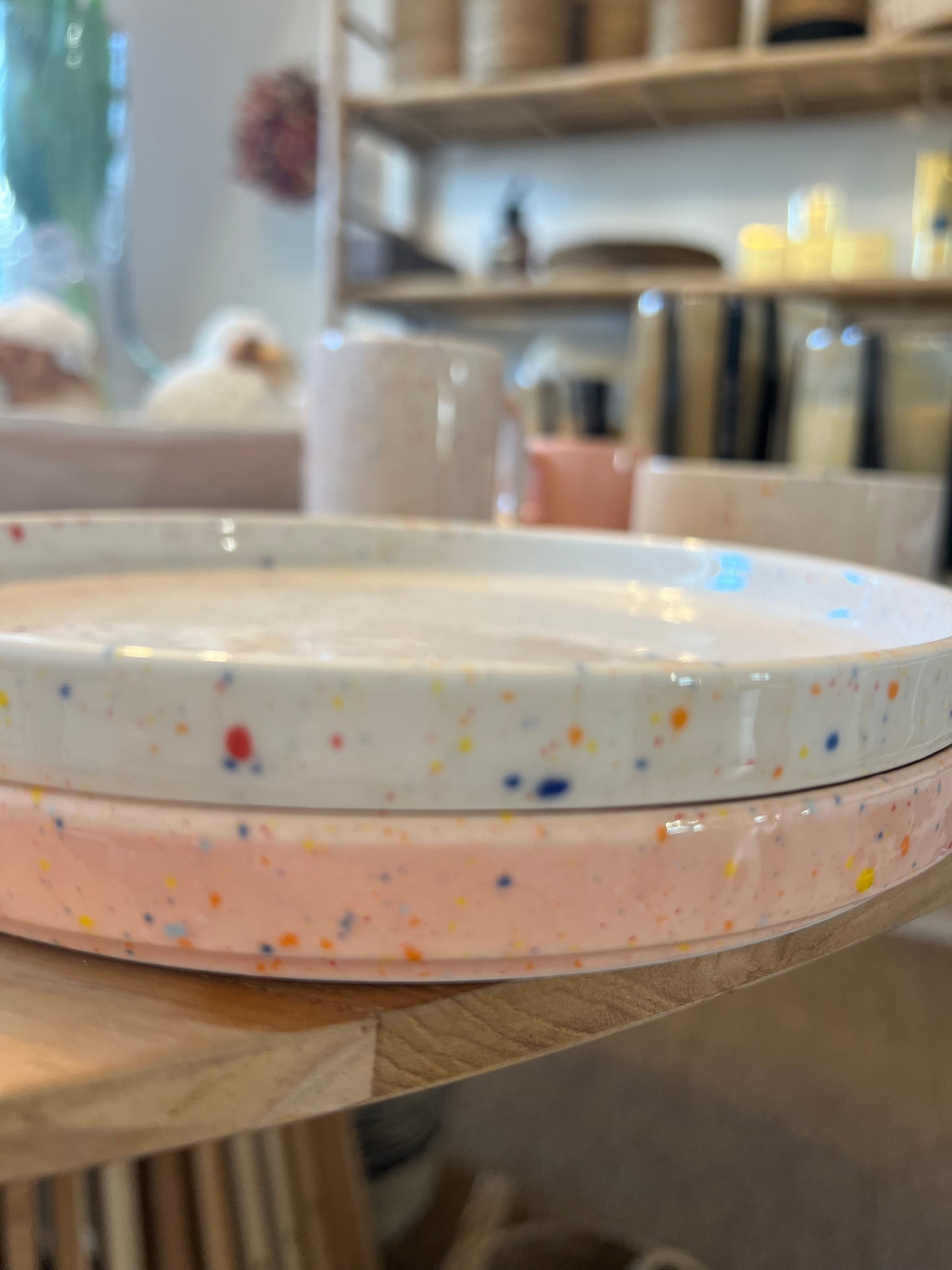 Assiette fika ronde 20,5cm (2 coloris)