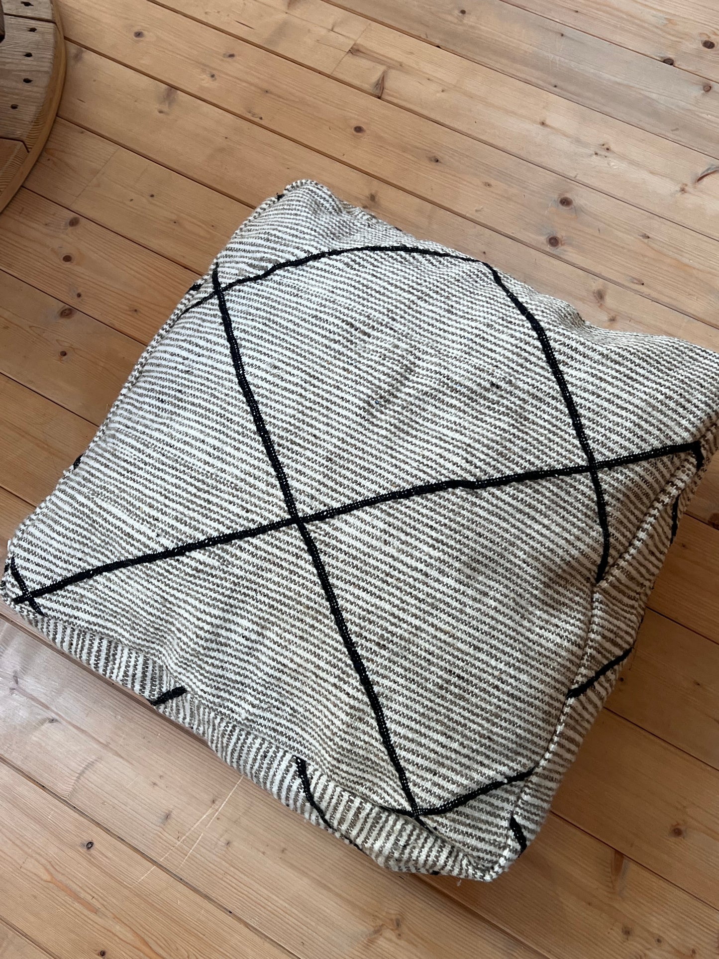 Housse de pouf kilim (Maroc)