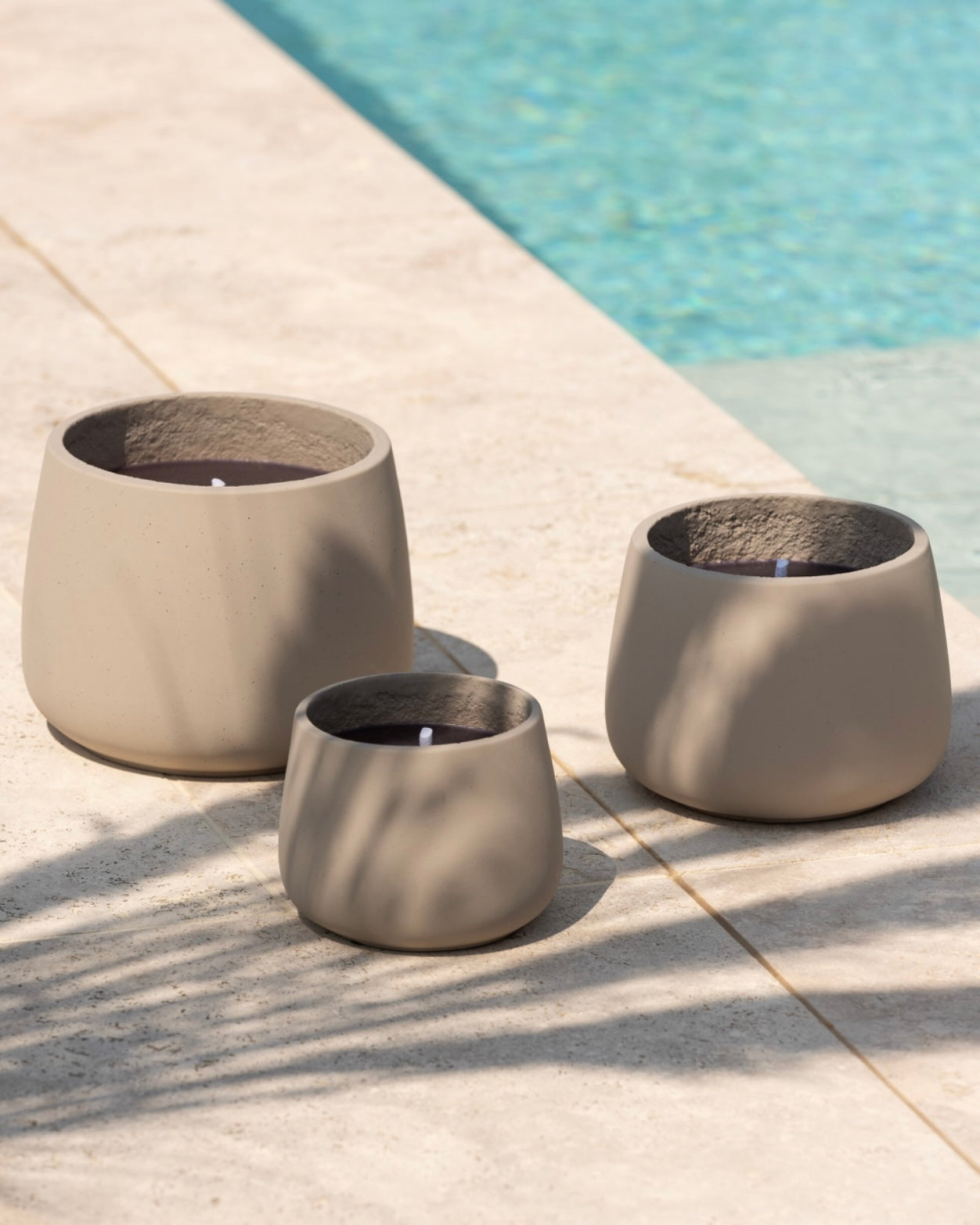 Bougie J-line grise ext/out