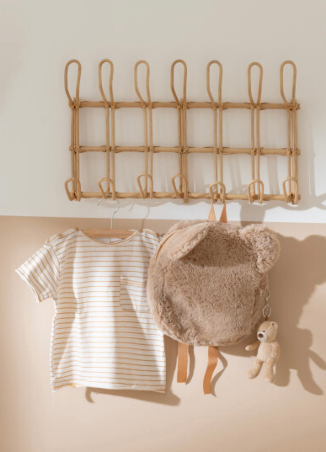 Porte-manteau en bambou