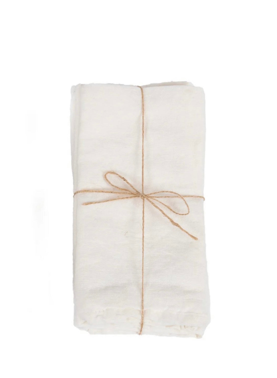 Serviettes en lin blanc (4pièces)