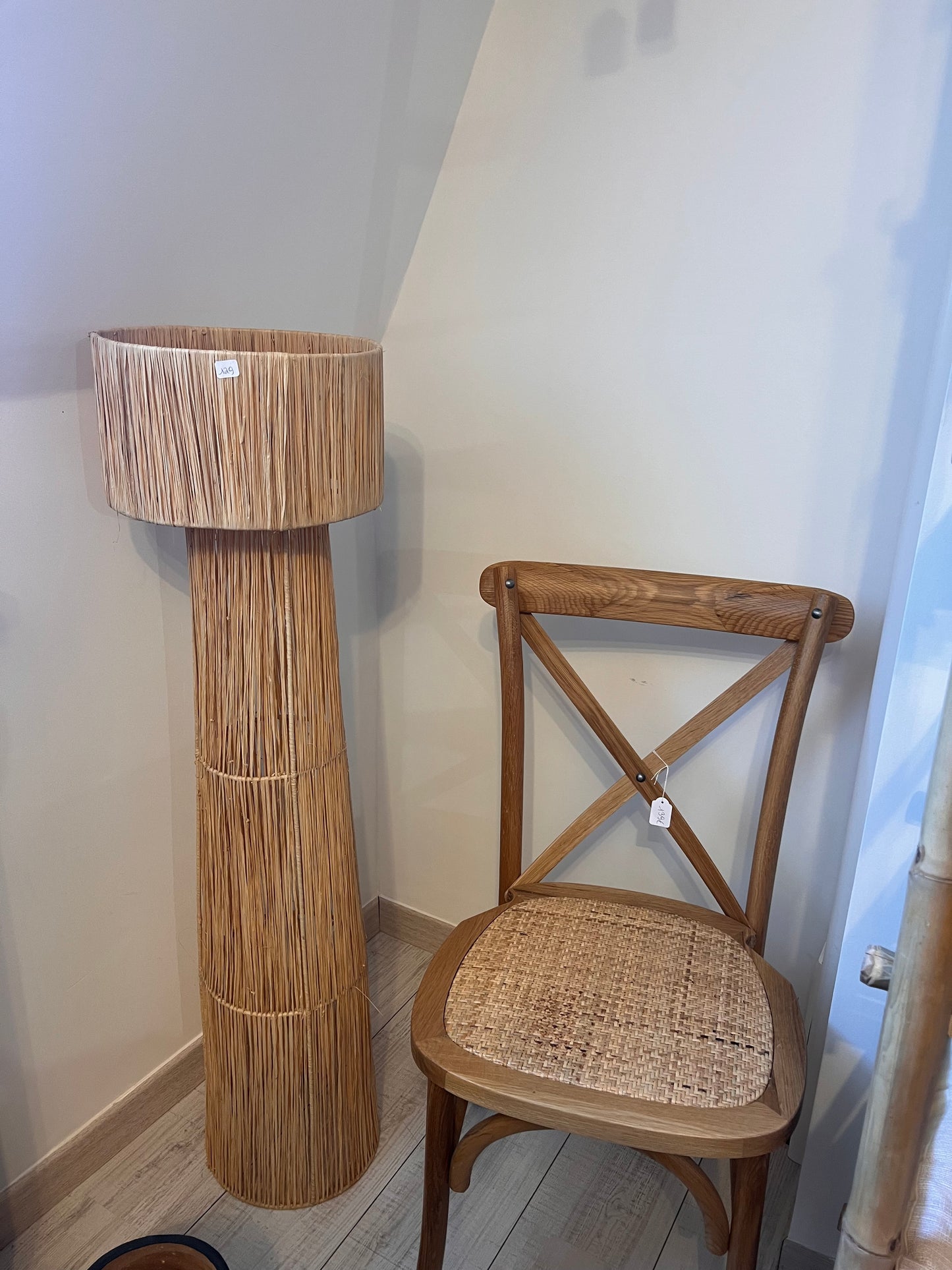 Lampadaire June naturel