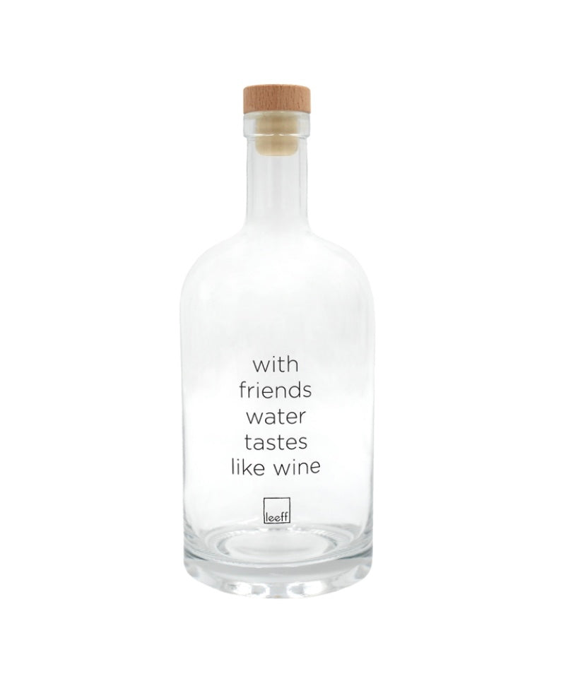 Bouteille carafe avec bouchon