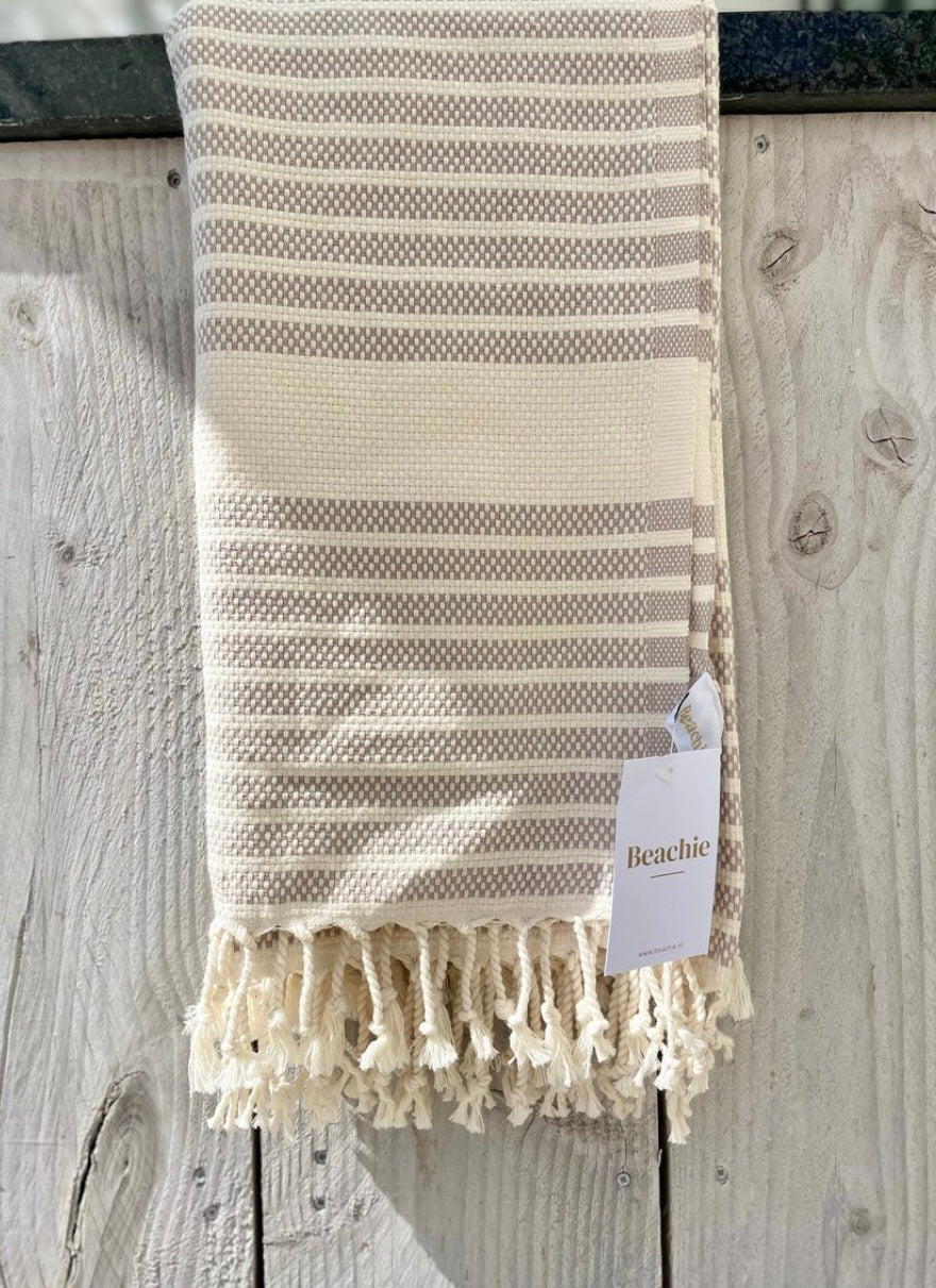Serviette de plage Nice beige