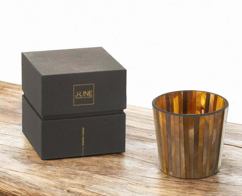 Bougie j-line Noa Ocre