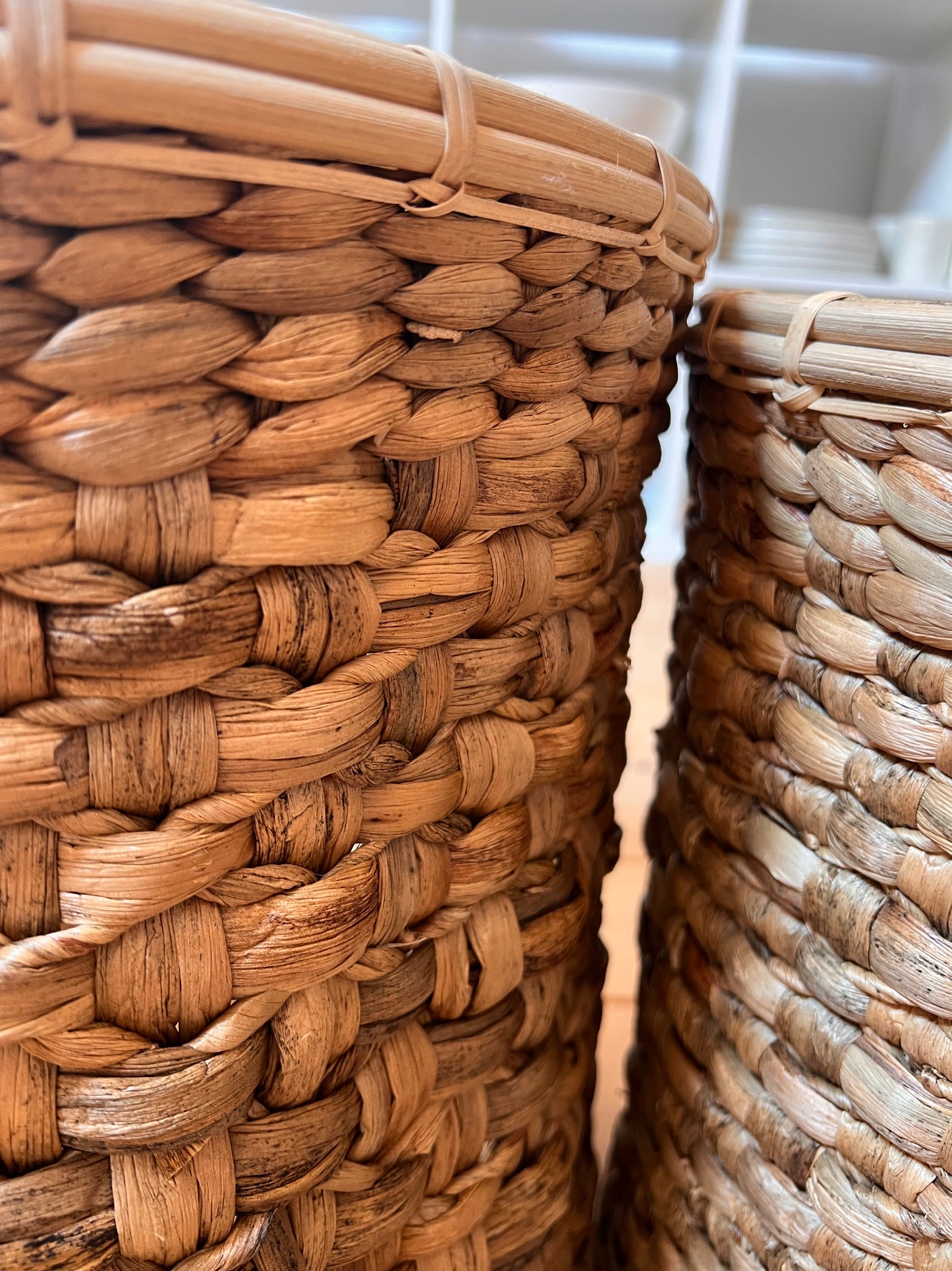 Panier en jacinthe