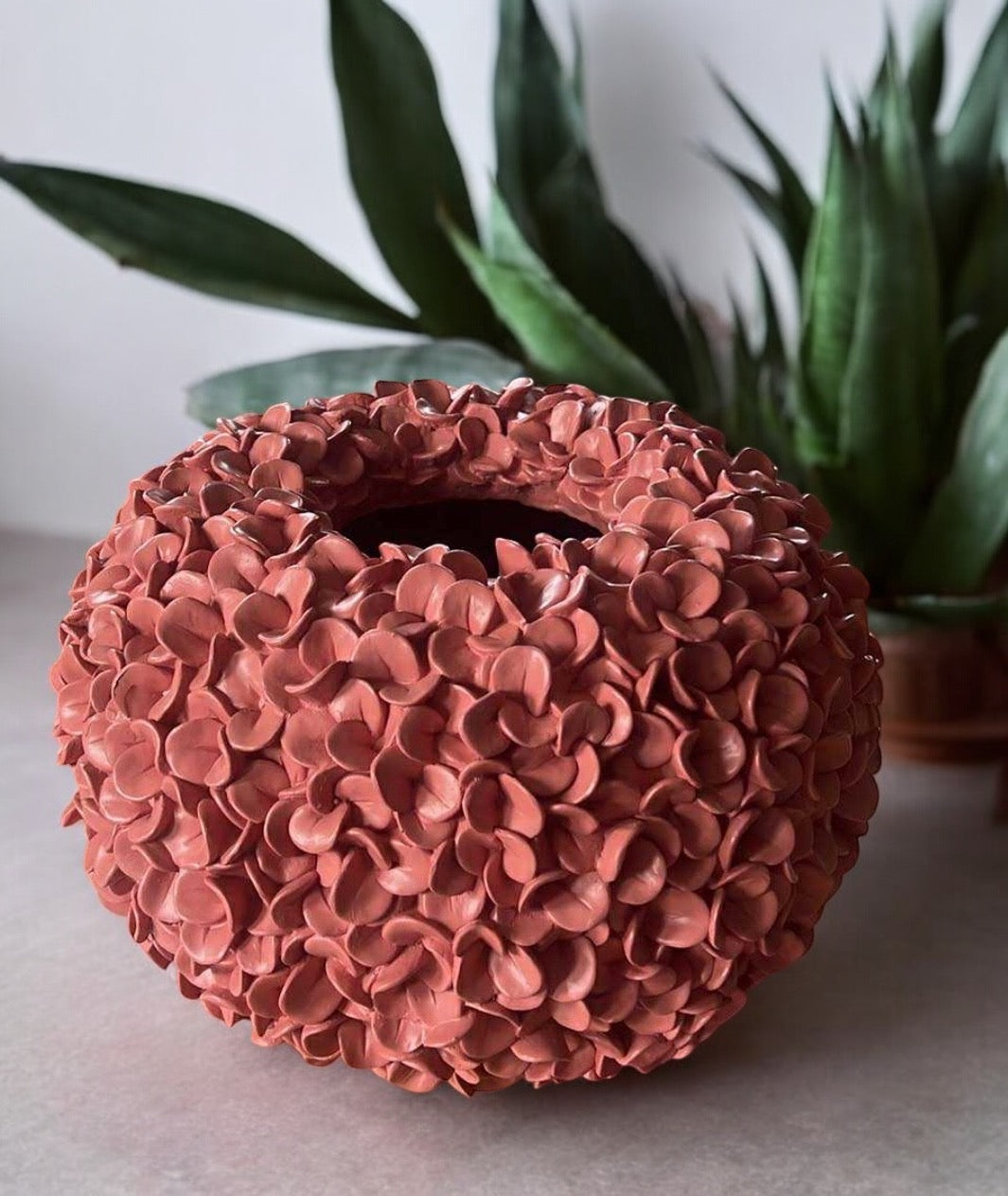 Vase Phylia rose