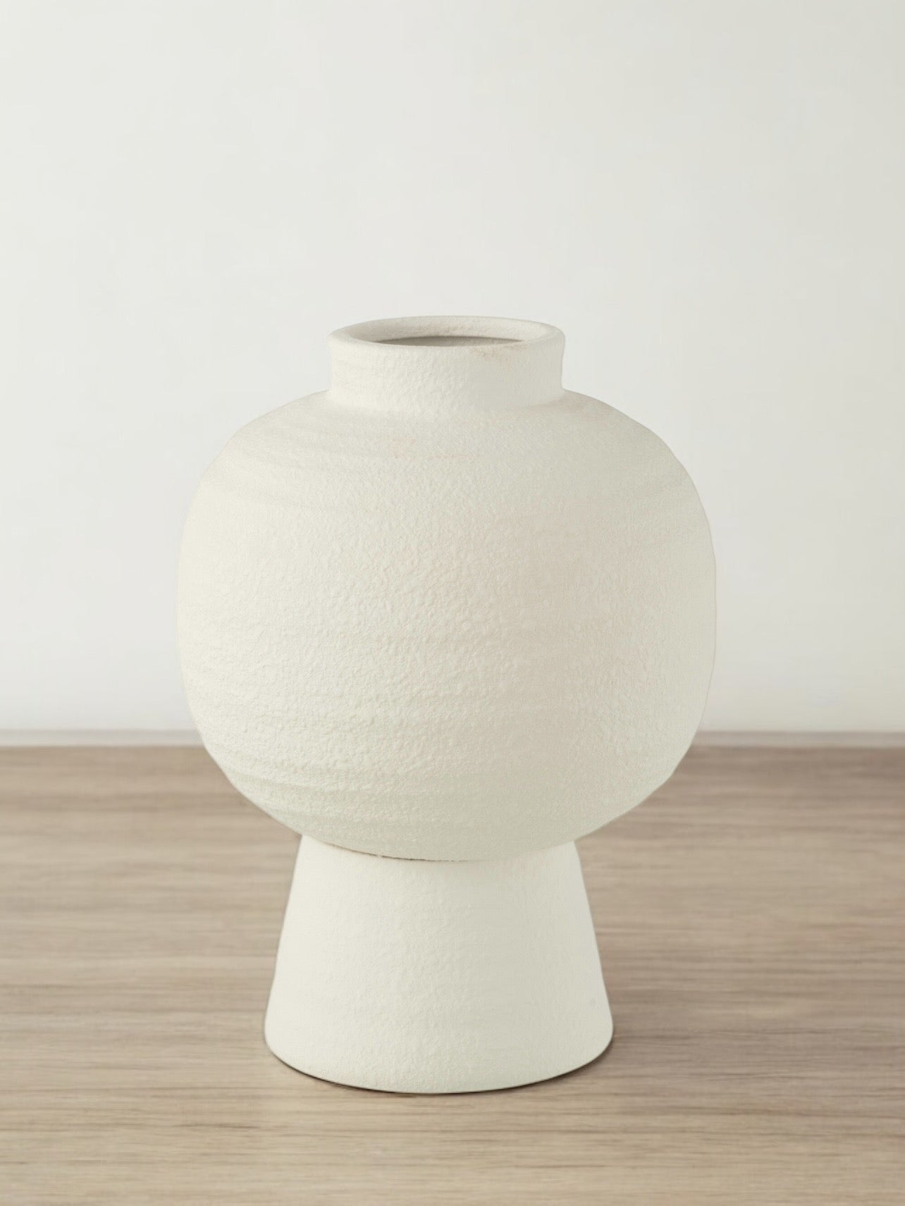 Vase lanterne blanc