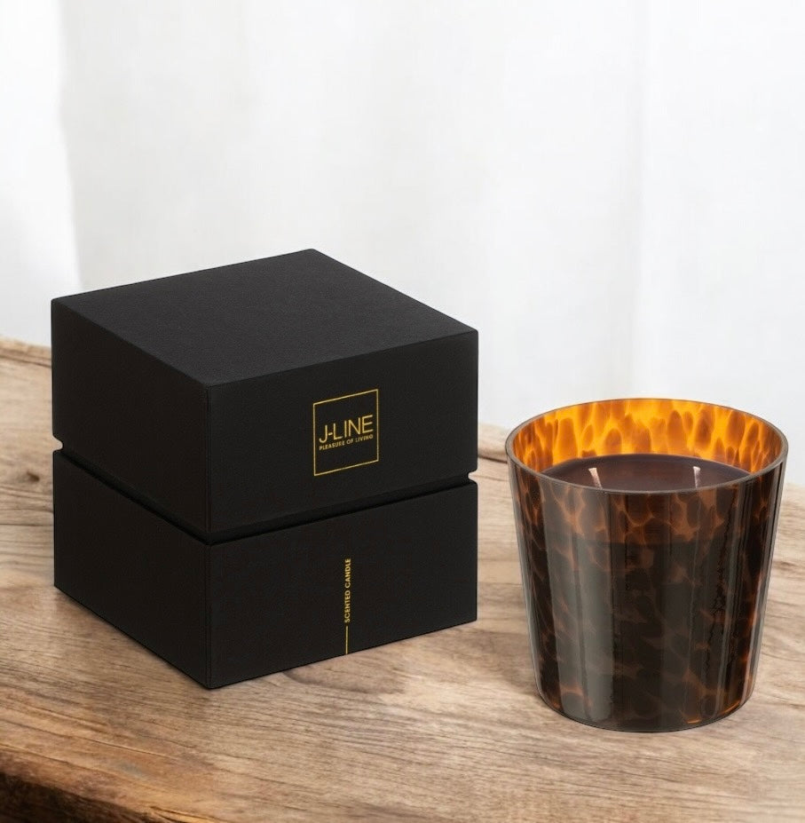 Bougie j-line Noa marron