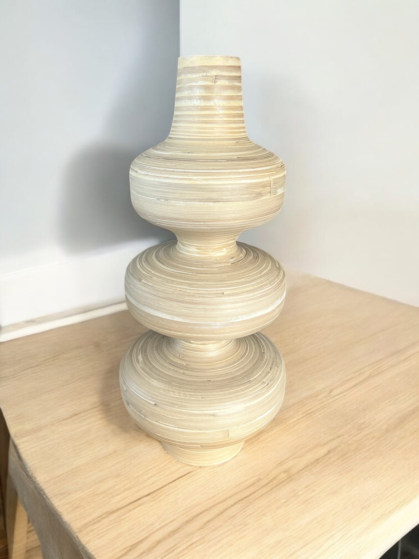 Vase xxl en bois