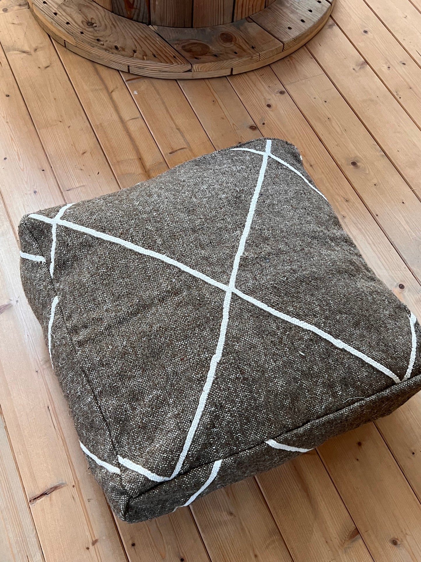 Housse de pouf kilim (Maroc)