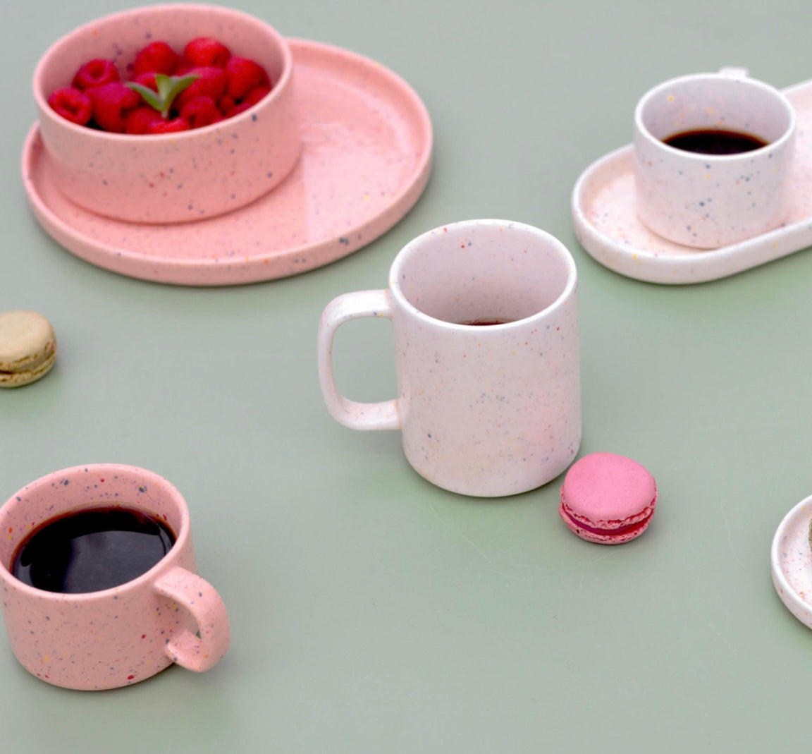 Assiette fika (allongée ou à café)