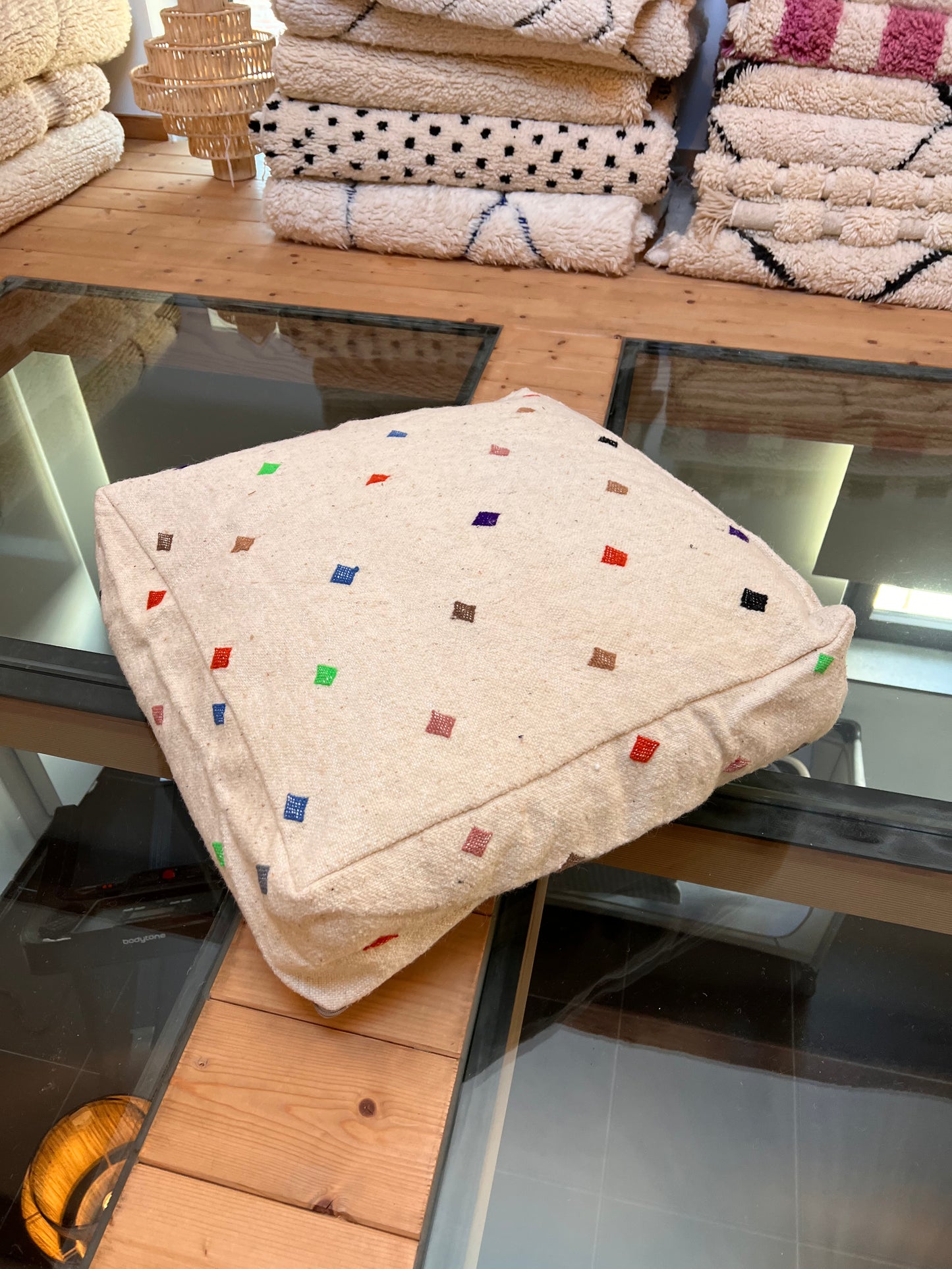 Pouf marocain kilim (housse)