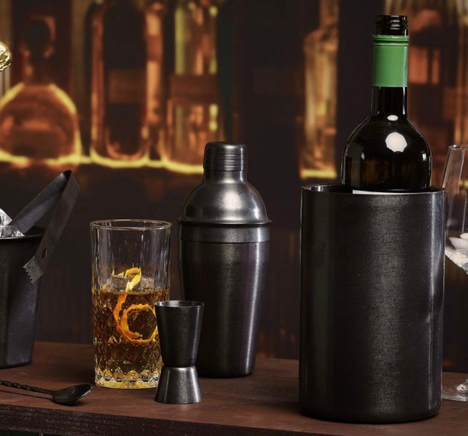 Doseur bar argentique noir