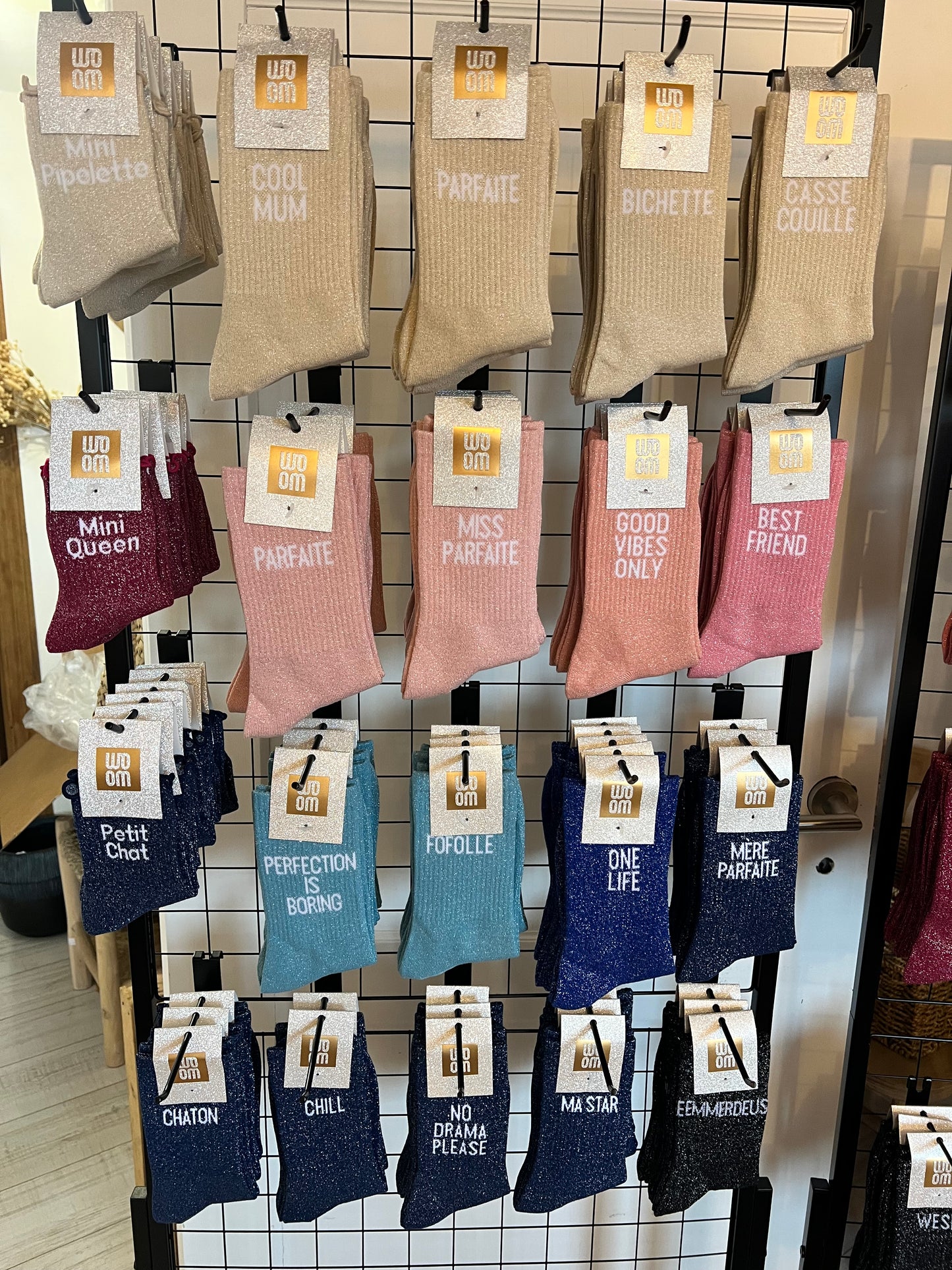 Chaussettes à paillettes