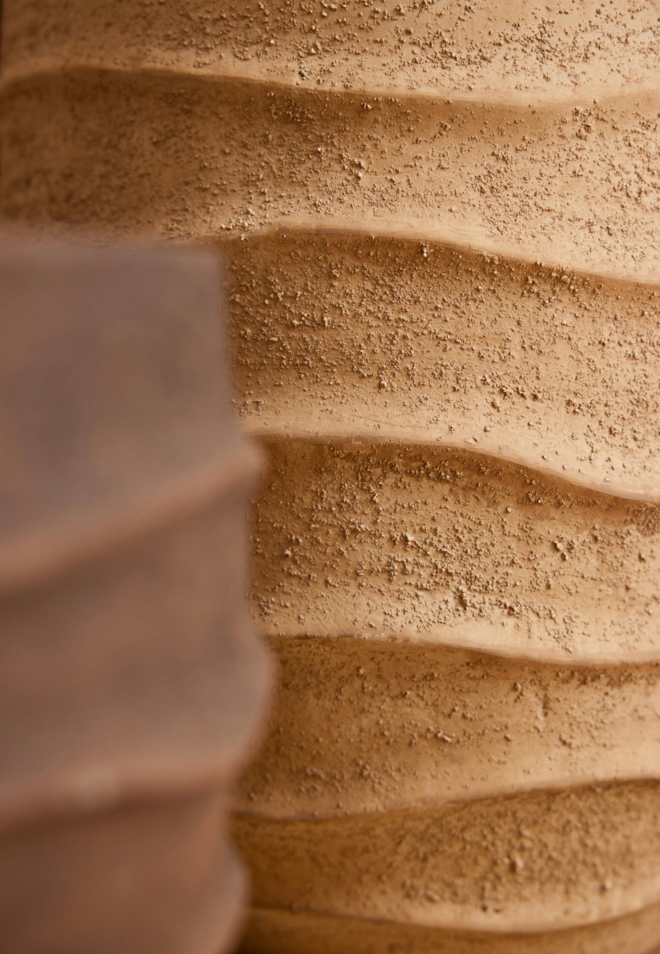 Cache-pot ext/out beige sable L