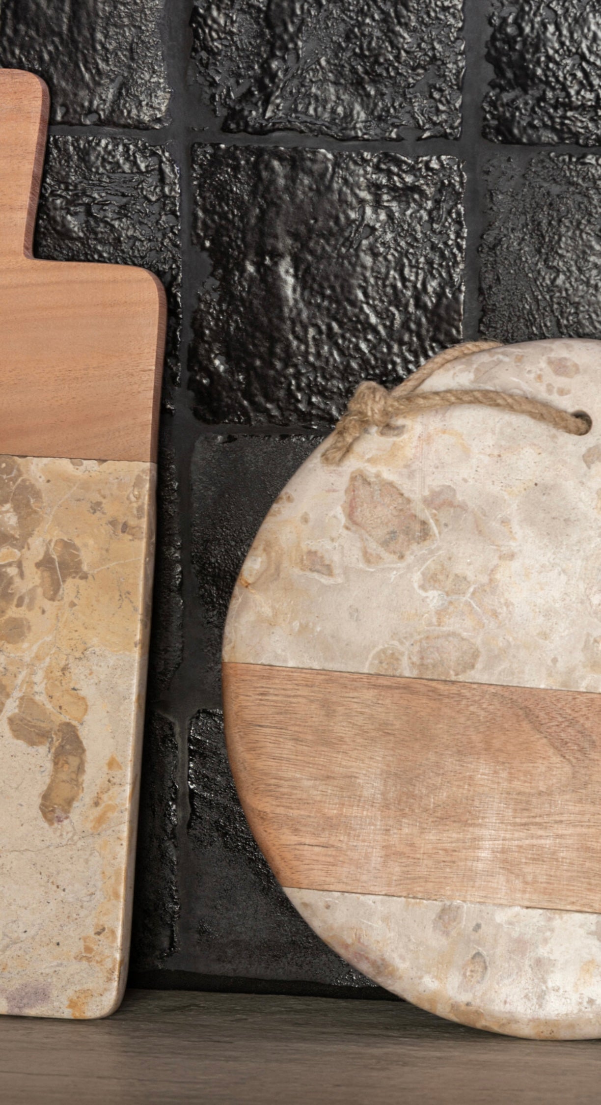 Planche en marbre naturel/beige
