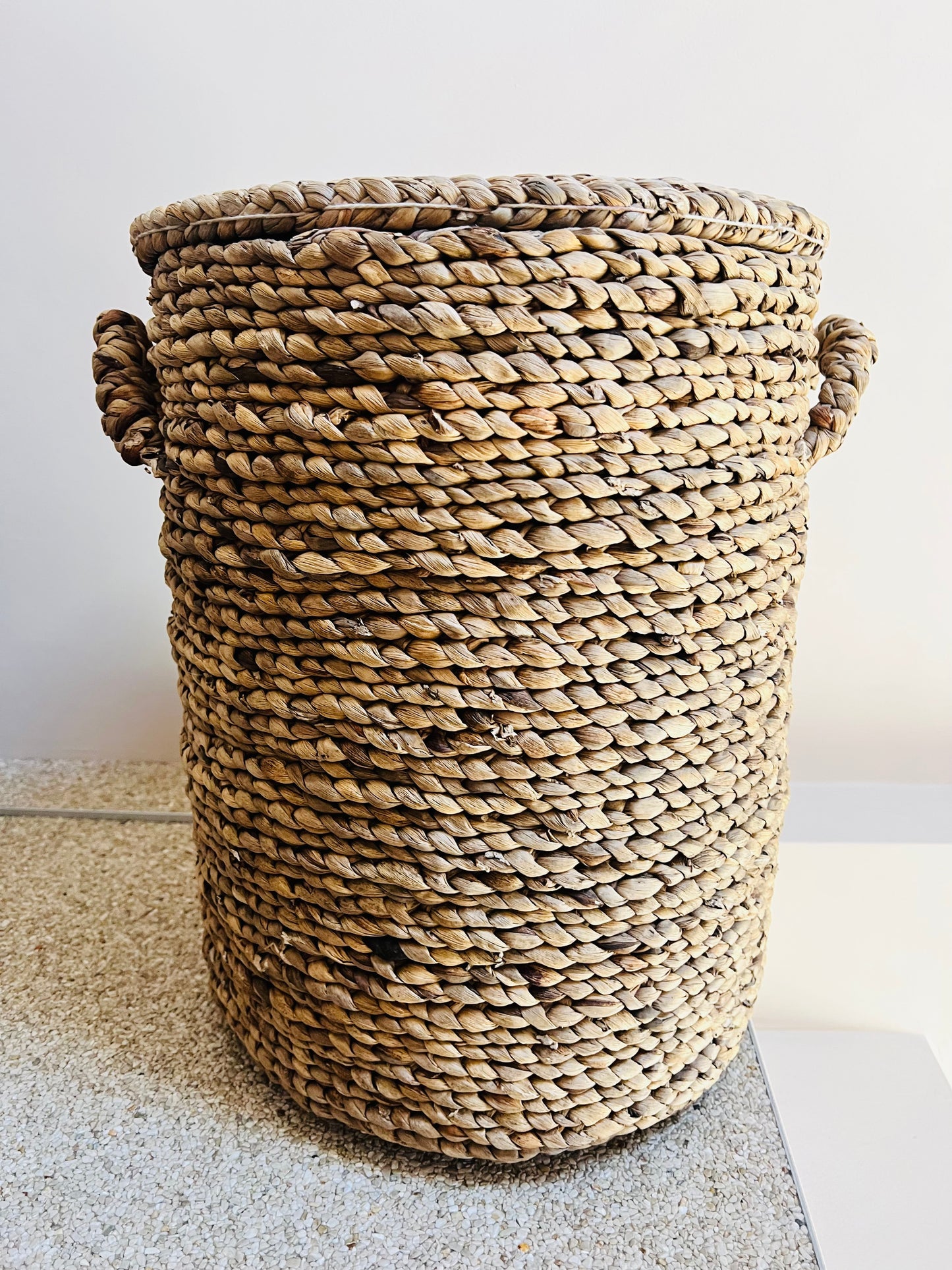 Panier avec couvercle lino