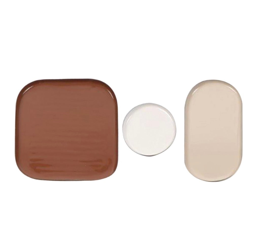 Set de 3 plateau alu