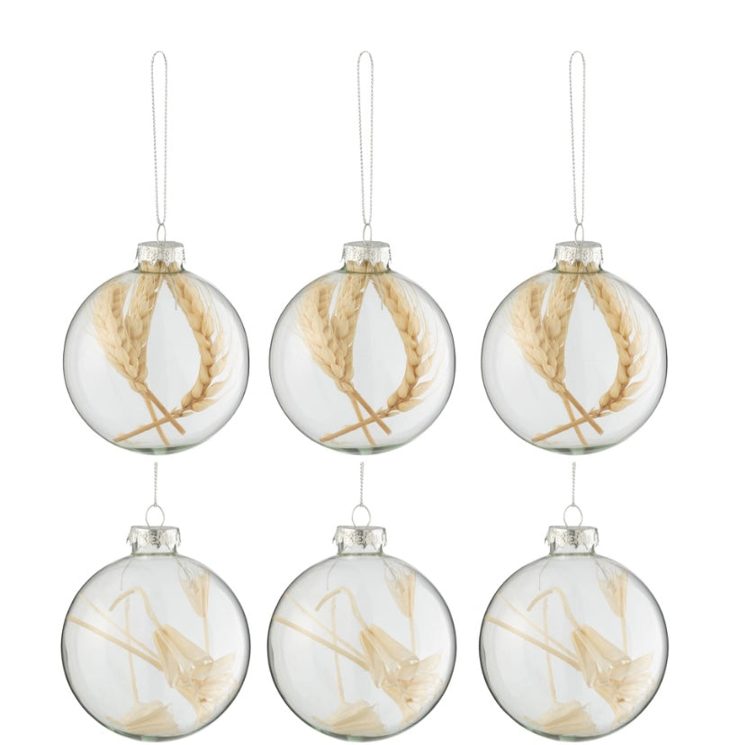 Boules fleurs séchées