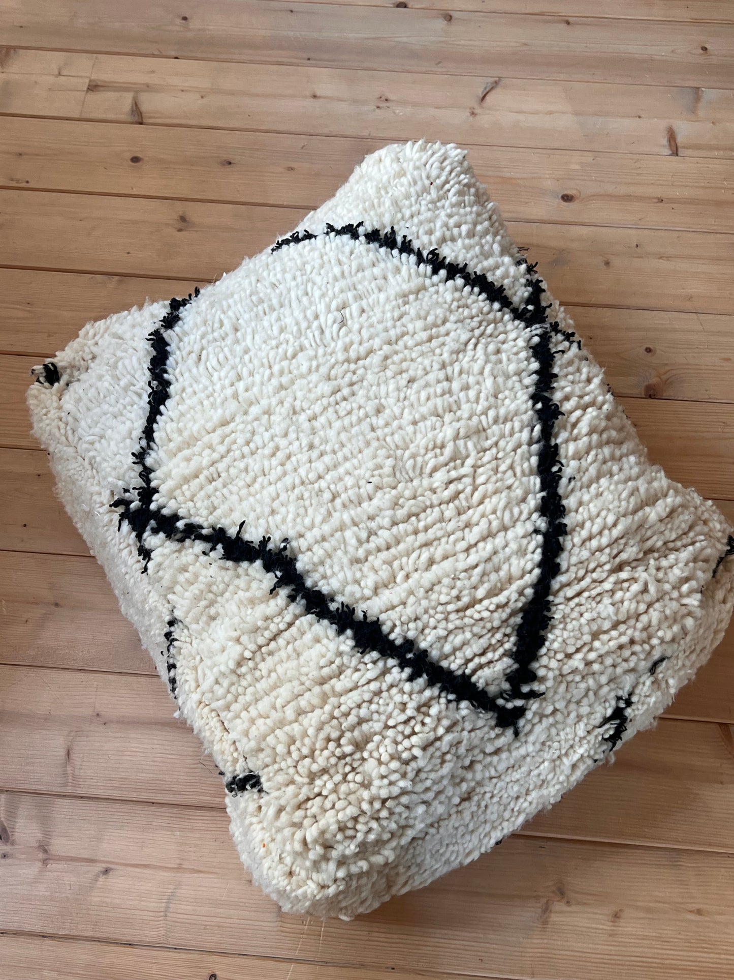 Housse de pouf béni (Maroc)