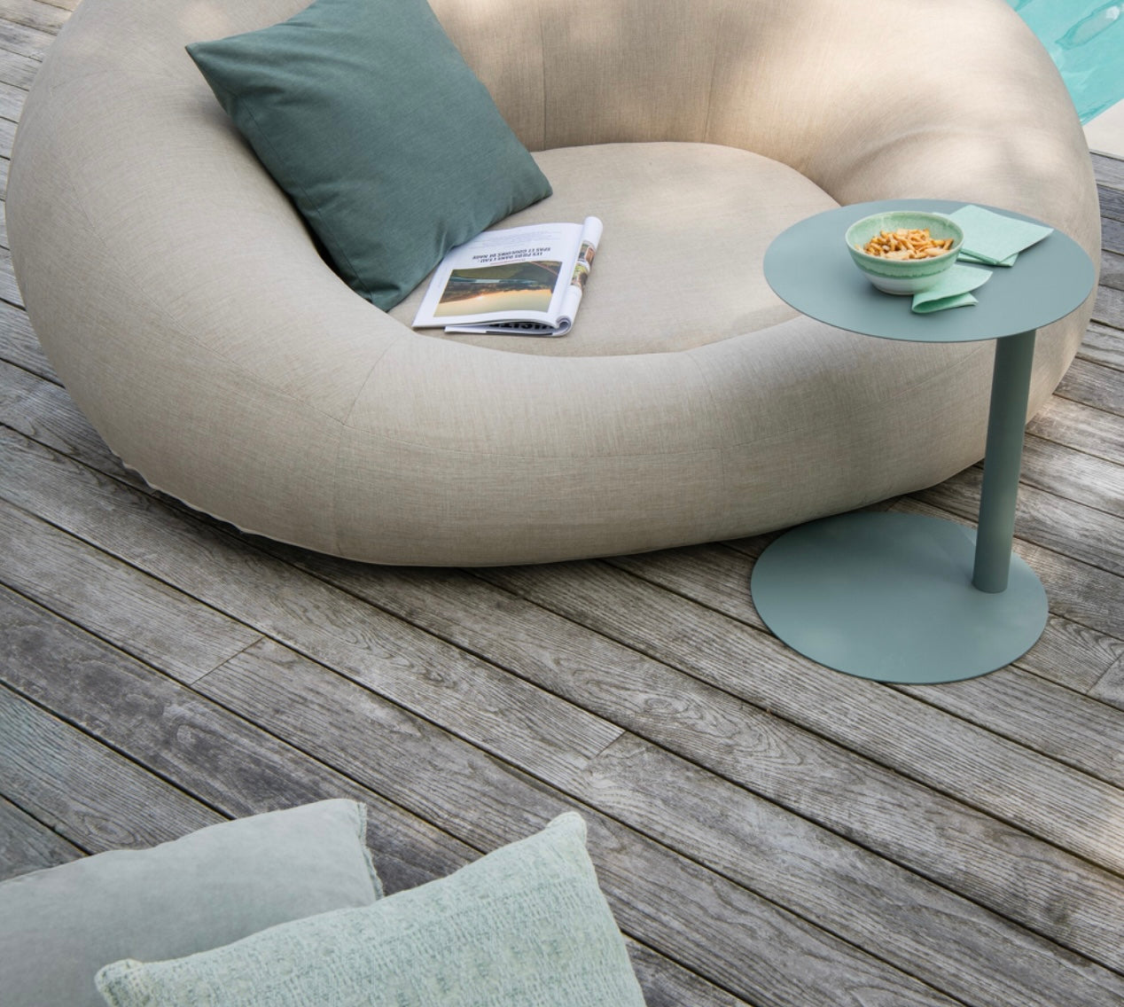 Coussin extérieur 3 coloris