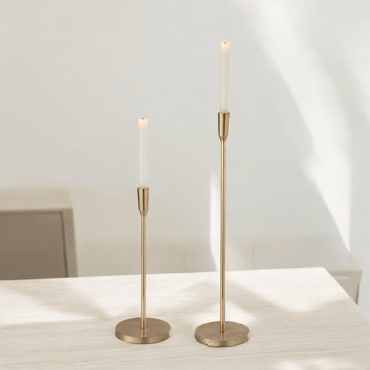 Chandelier doré en métal