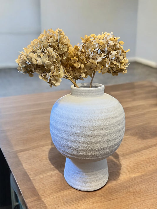 Vase lanterne blanc