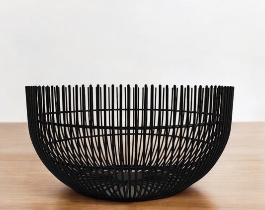 Panier métallique noir IRIS