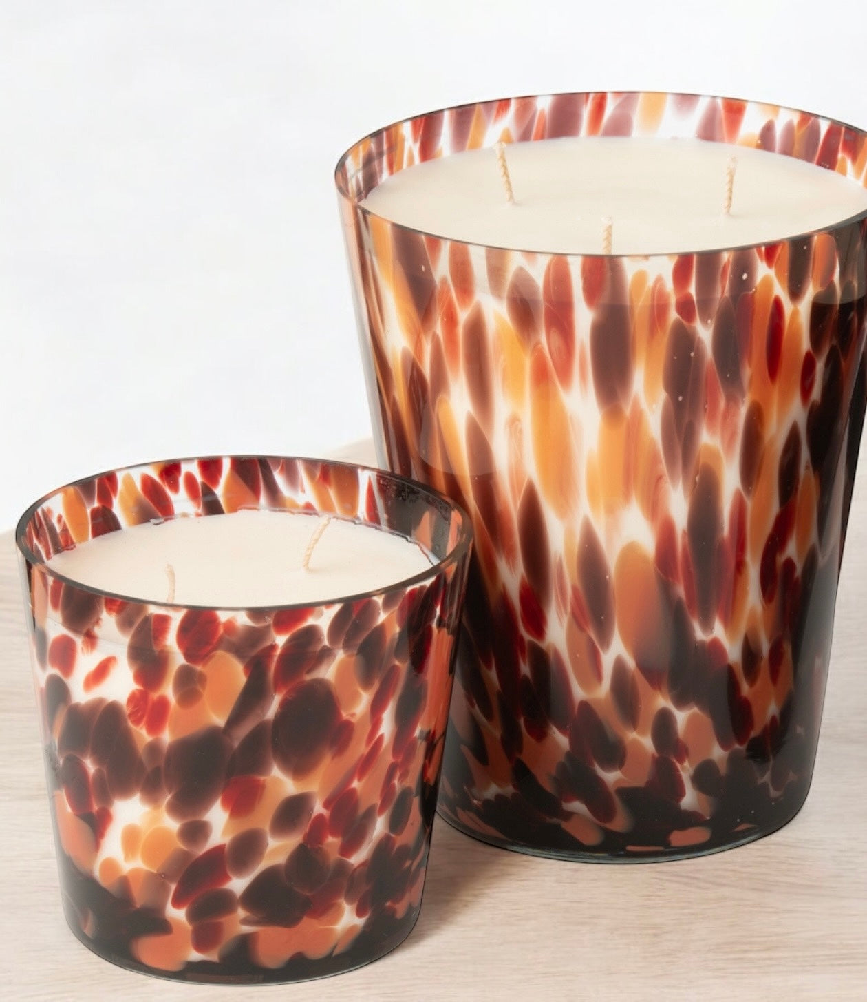 Bougie Noa mouchetée (deux coloris)