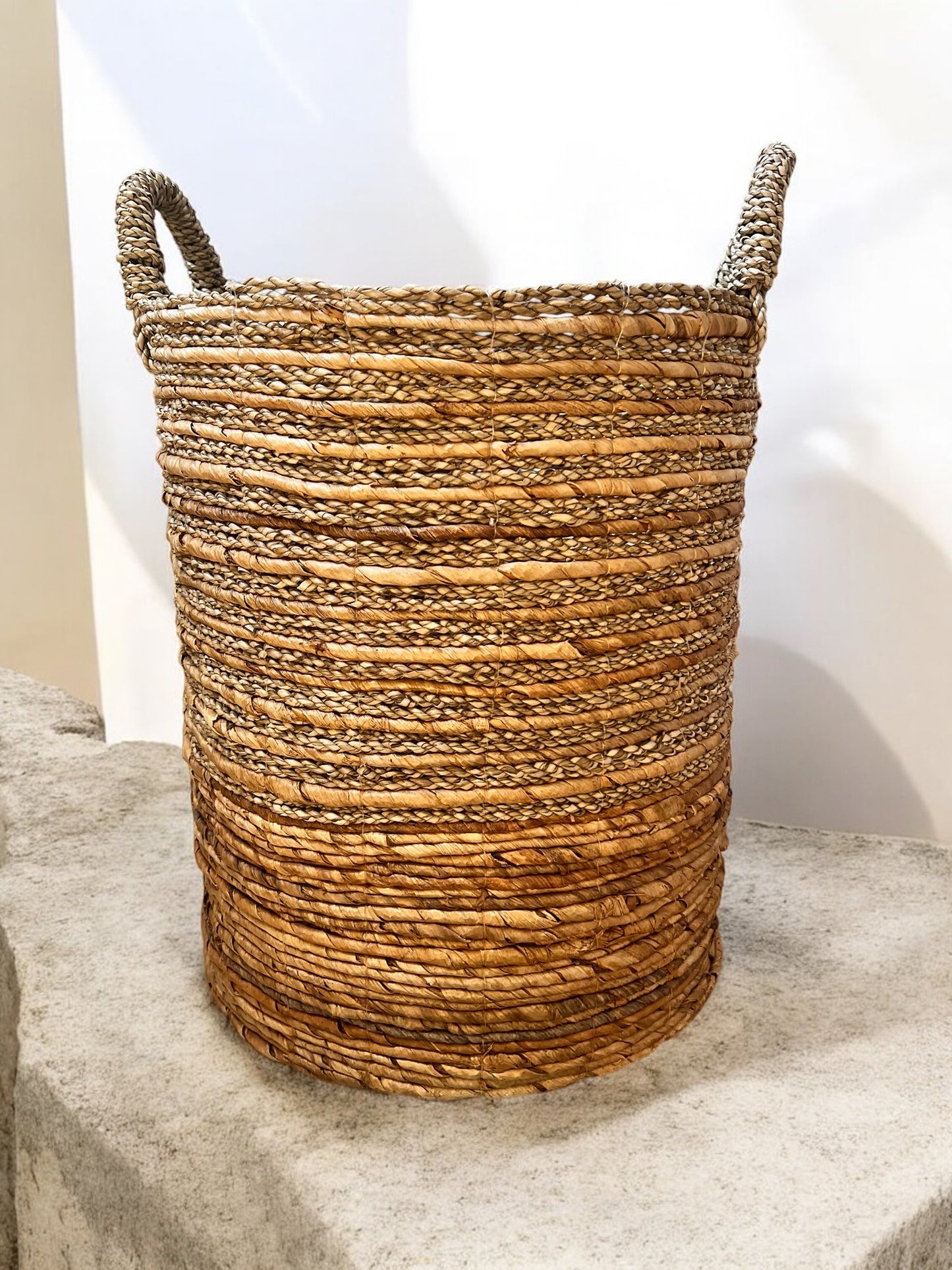 Panier tressé en bananier