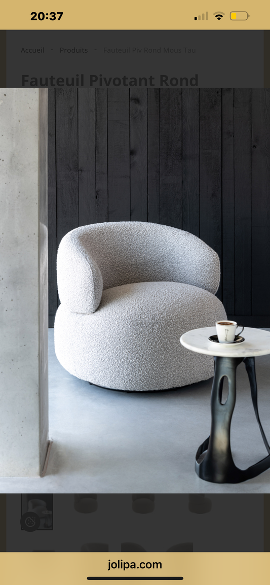 Fauteuil pivotant PAS D’ENVOI!!!