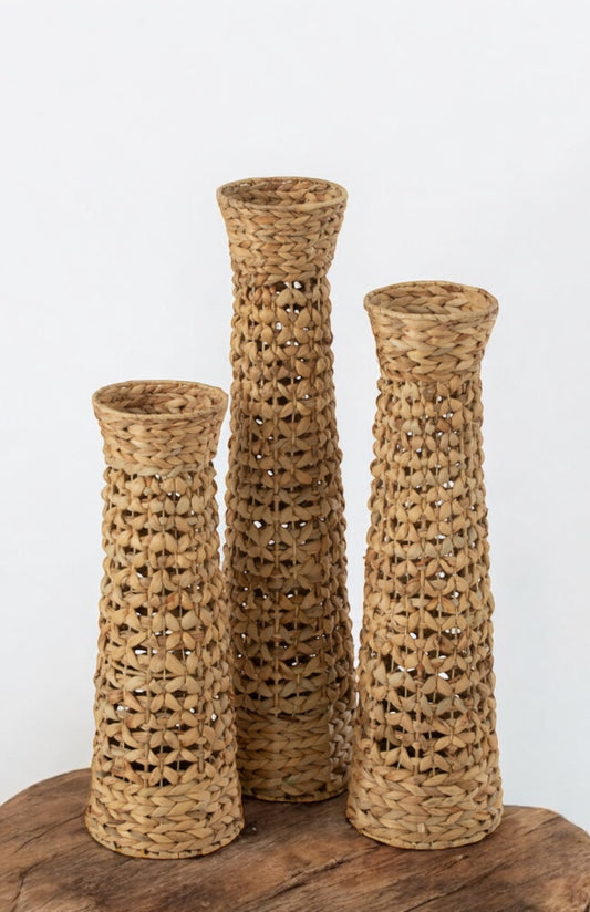 Vase jonc naturel