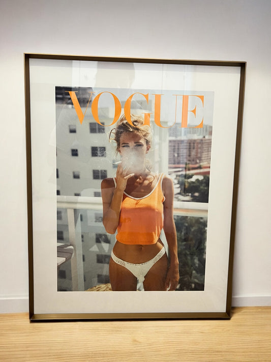 Cadre doré Vogue