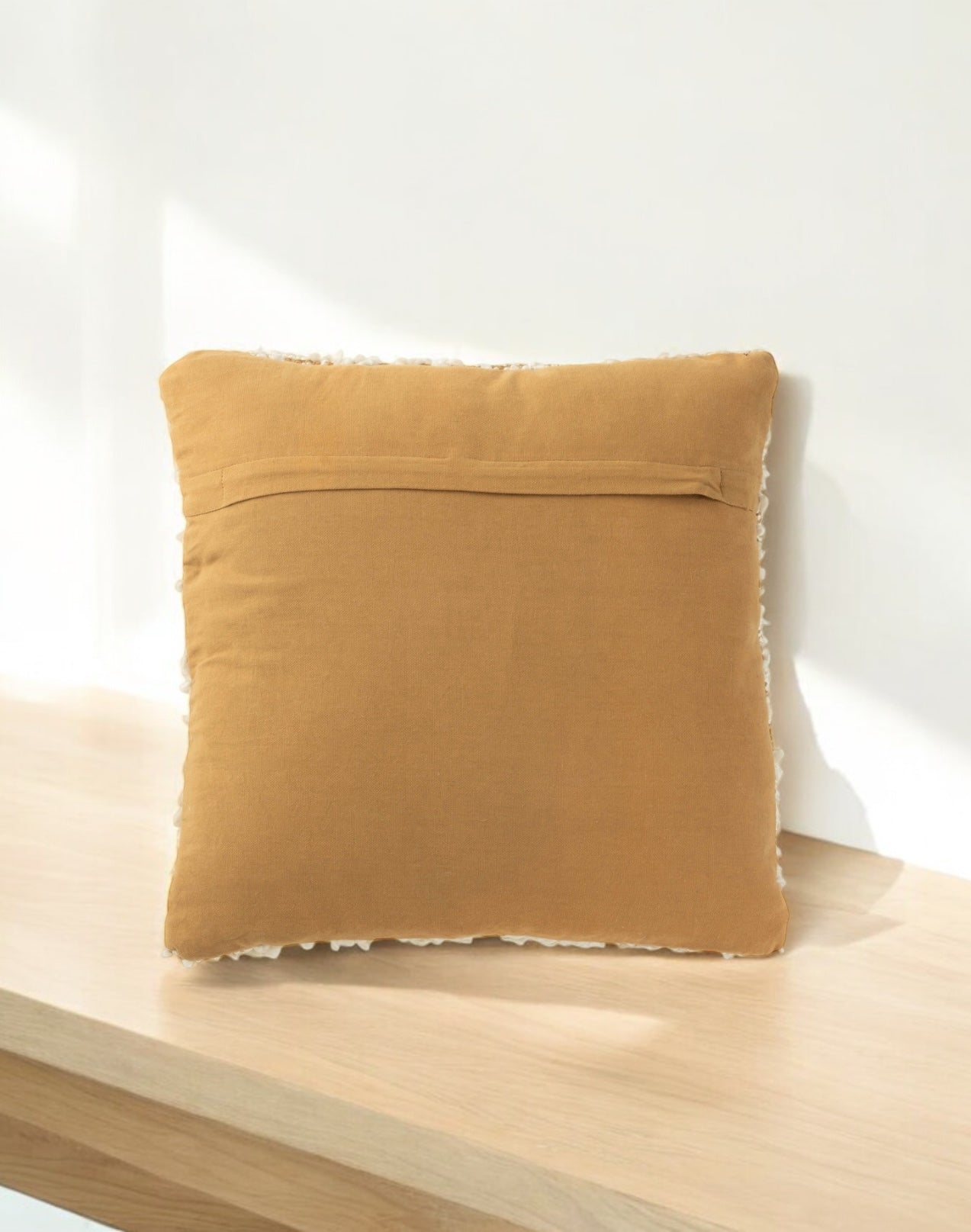 Coussin carré bouclettes