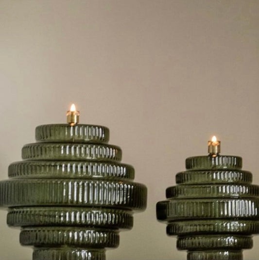 Lampe à huile Twin green M