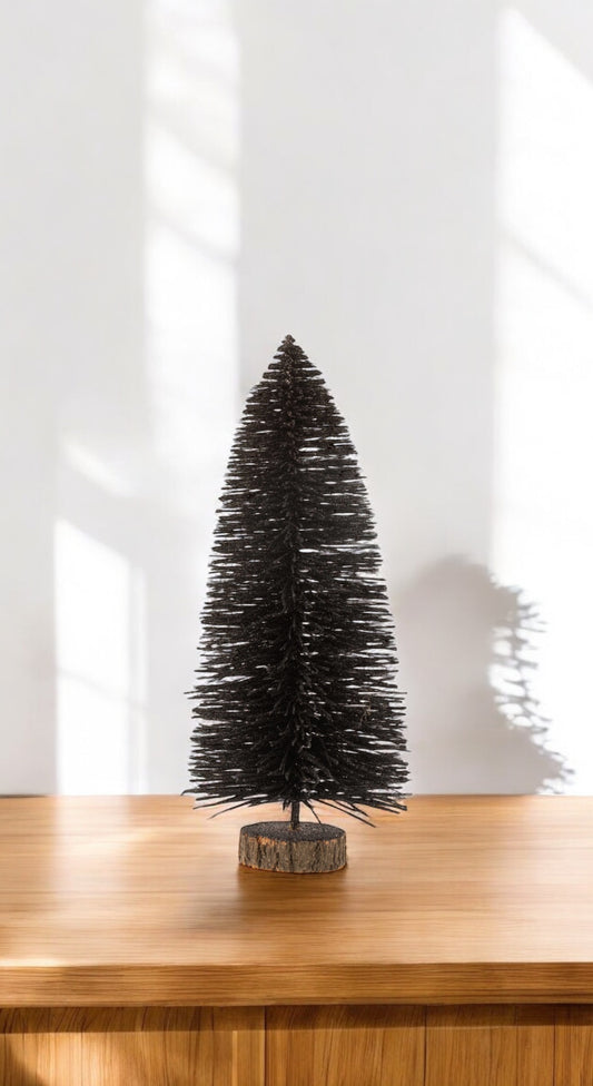 Sapin déco noir