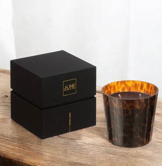 Bougie j-line Noa marron