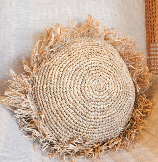 Coussins ronds boho