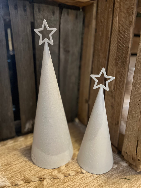 Sapin en alu avec étoile