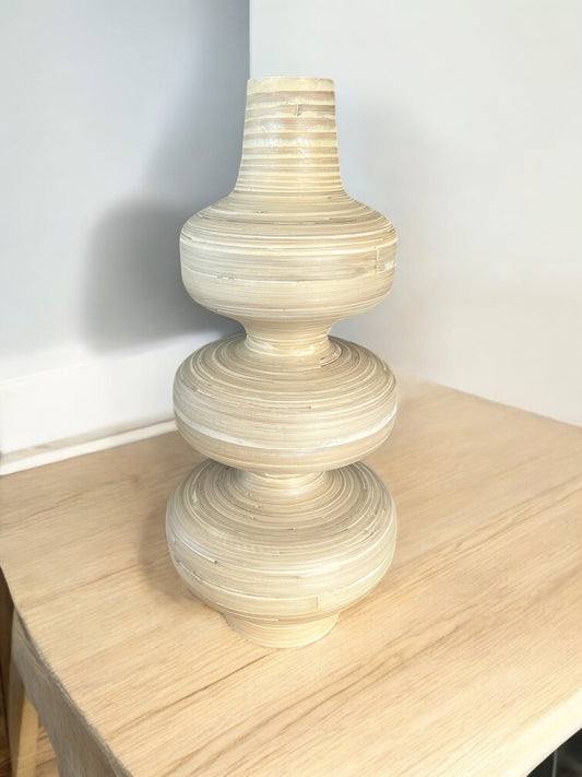 Vase xxl en bois