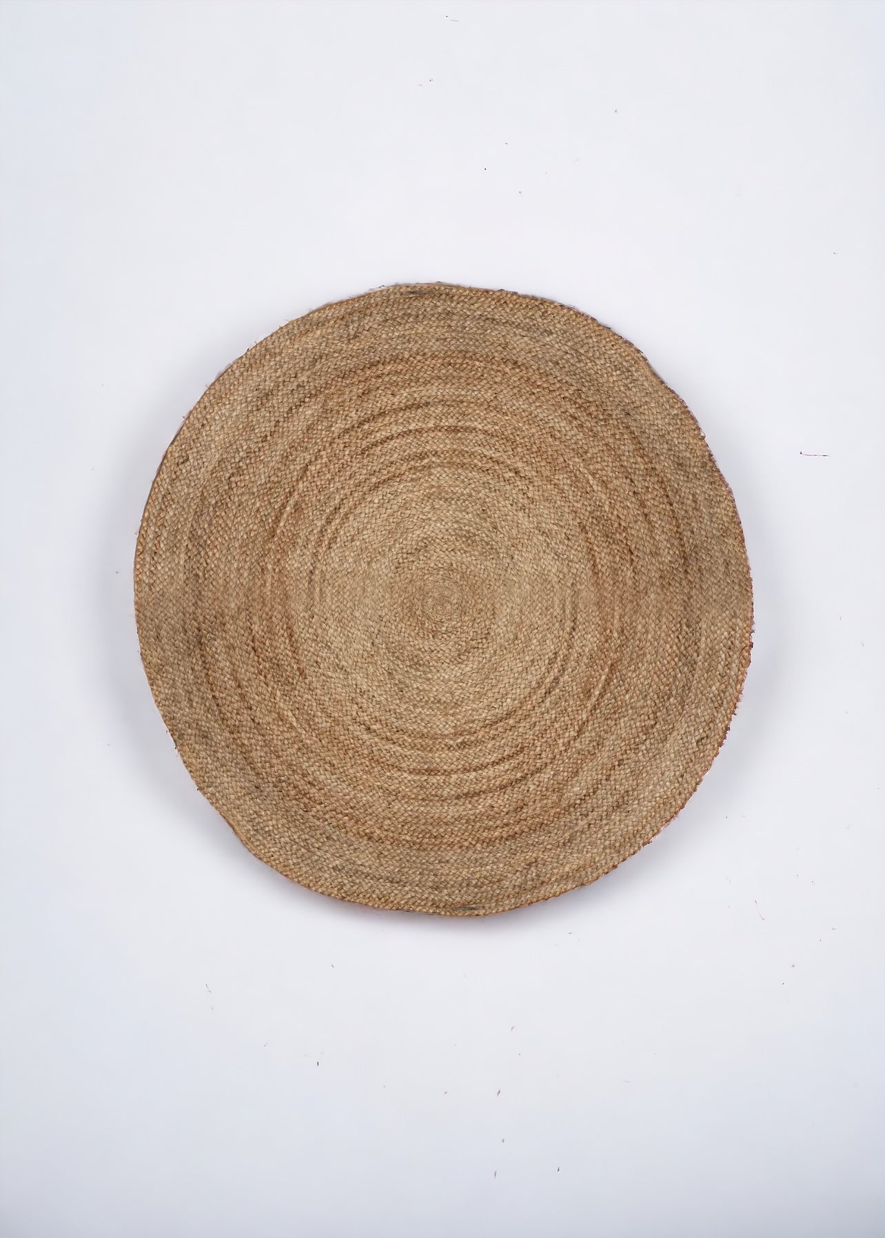 Tapis rond en jute